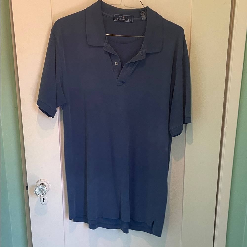 John Ashford Men's Classic Navy Polo Shirt